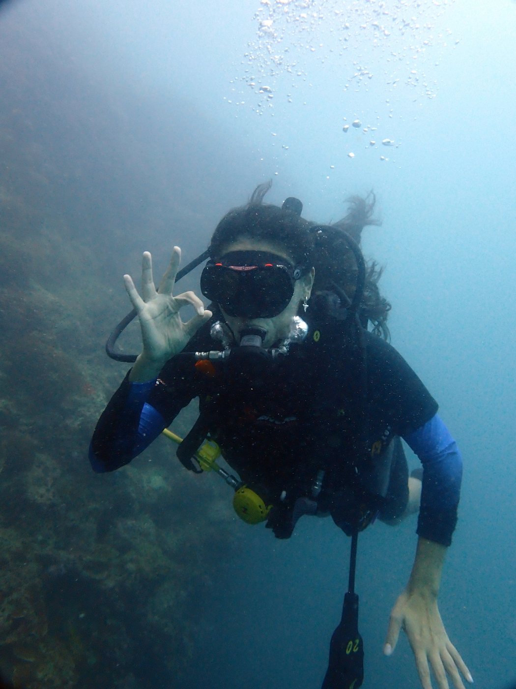 Katiana scuba diving